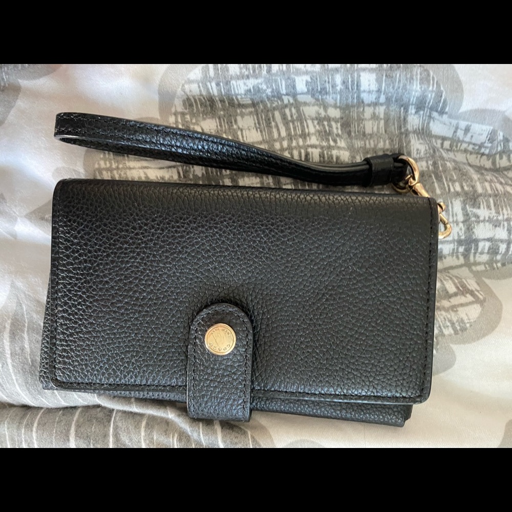 Coach phone/wallet wristlet
